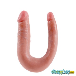 King Cock Small Double Trouble Flesh