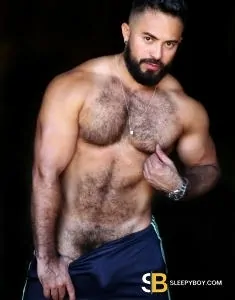 male escort London Caio Hairy